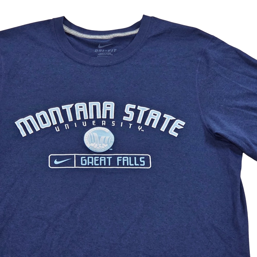 Nike Montana State University Dri-FIT‎ Short Sleeve T-Shirt Mens Small